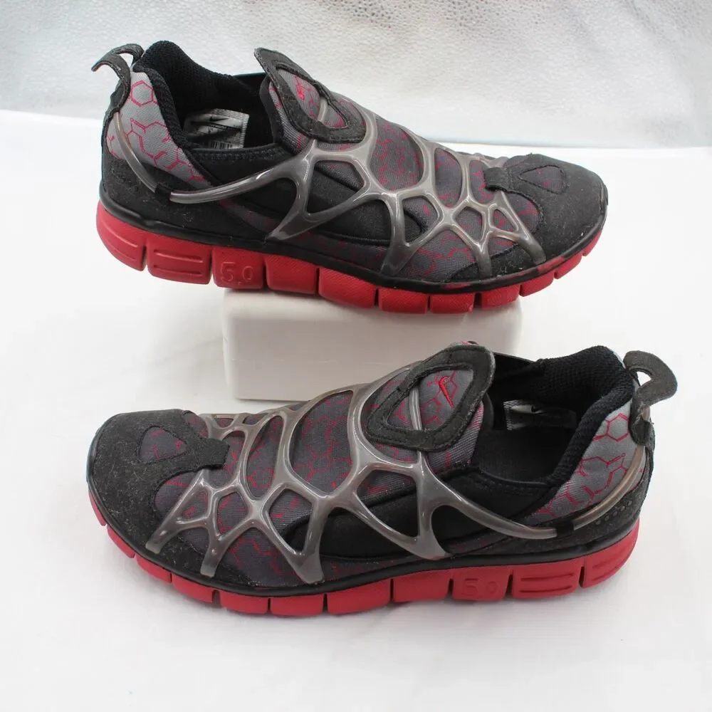 Nike Kukini Free 5.0 Men's Size 9 Rare 2012 Slip-On Running Shoes Black Red